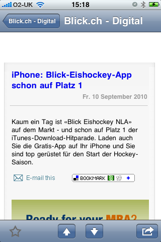 iPhone Screenshot 1